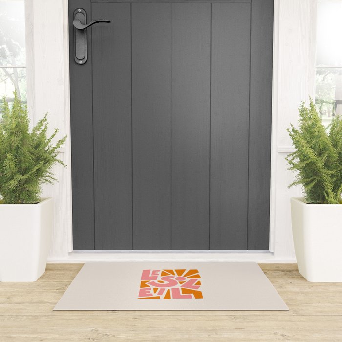 Le Soleil French Sun Welcome Mat Gallery Image 3