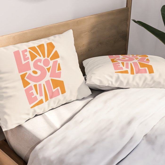 Le Soleil French Sun Pillow Sham Gallery Image 2