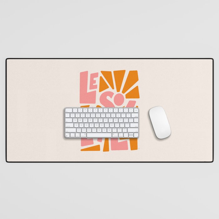 Le Soleil French Sun Desk Mat Gallery Image 1