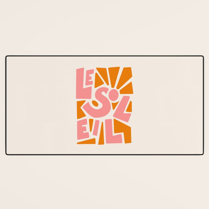 Le Soleil French Sun Desk Mat Gallery Image 3