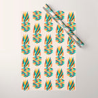 Groovy Pineapple Wrapping Paper Gallery Image 1