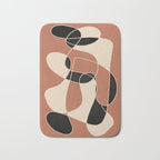 Modern Abstract Minimal Art 22 Bath Mat Gallery Image 1