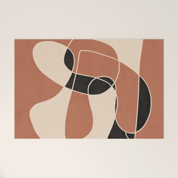 Modern Abstract Minimal Art 22 Welcome Mat Gallery Image 1