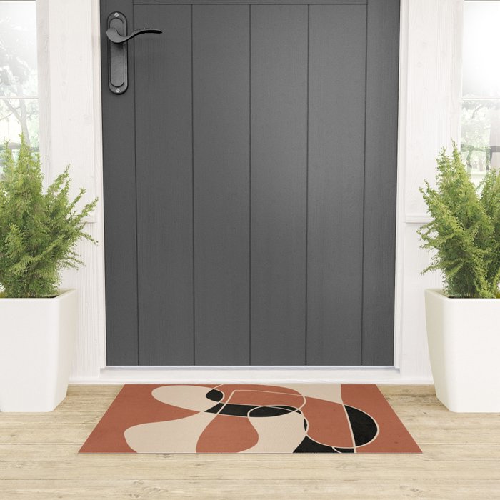 Modern Abstract Minimal Art 22 Welcome Mat Gallery Image 3