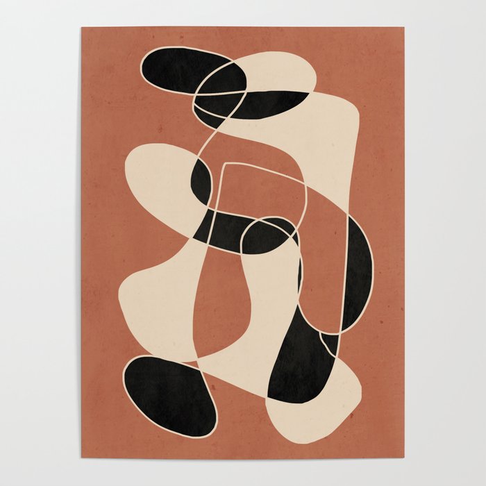 Modern Abstract Minimal Art 22 Poster Gallery Image 1