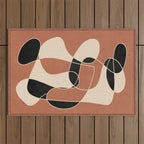 Modern Abstract Minimal Art 22 Outdoor Rug Gallery Image 1