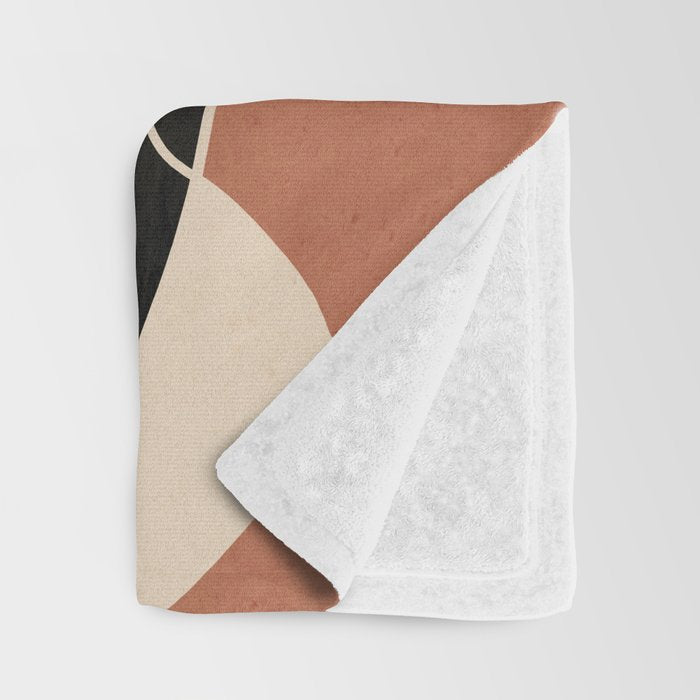 Modern Abstract Minimal Art 22 Throw Blanket Gallery Image 3