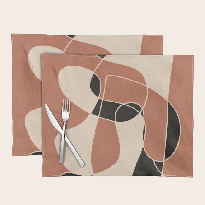 Modern Abstract Minimal Art 22 Placemat Gallery Image 1