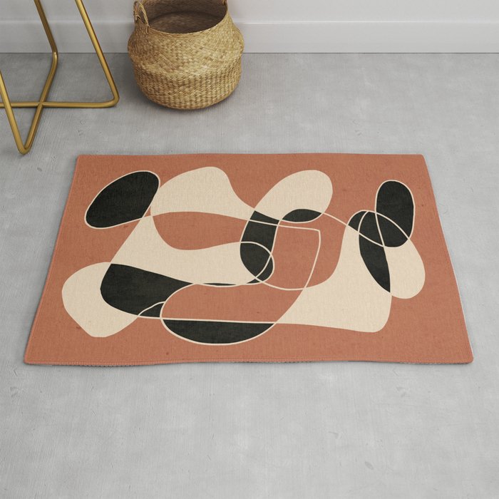 Modern Abstract Minimal Art 22 Rug Gallery Image 1
