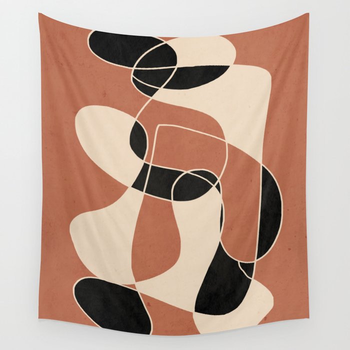 Modern Abstract Minimal Art 22 Wall Tapestry Gallery Image 4