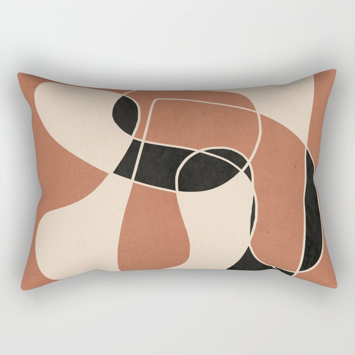 Modern Abstract Minimal Art 22 Rectangular Pillow Gallery Image 2