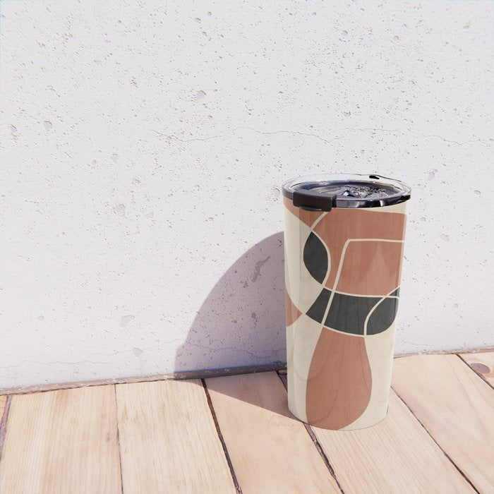 Modern Abstract Minimal Art 22 Travel Mug Gallery Image 4