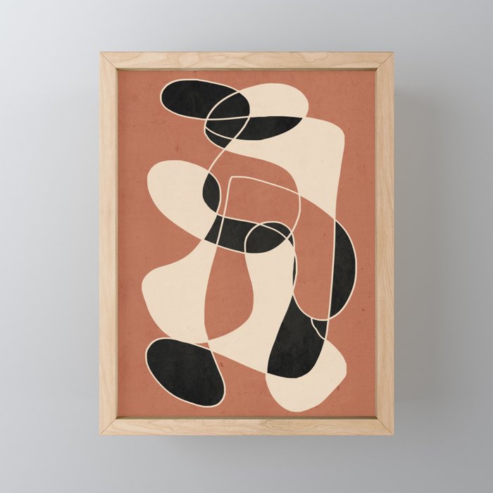 Modern Abstract Minimal Art 22 Mini Art Print Gallery Image 1