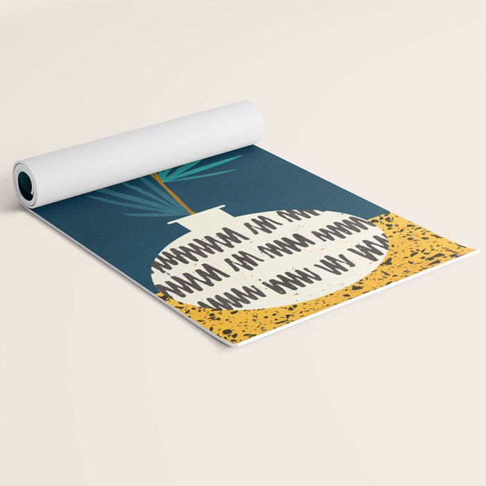 Night Palm Blues Yoga Mat Gallery Image 2