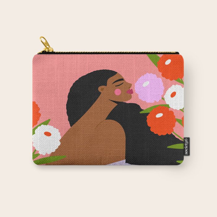 Sweet Summer Flowers Carry All Pouch Gallery Image 1