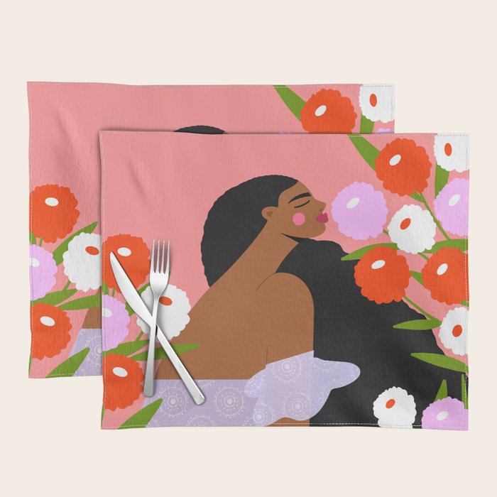 Sweet Summer Flowers Placemat Gallery Image 1