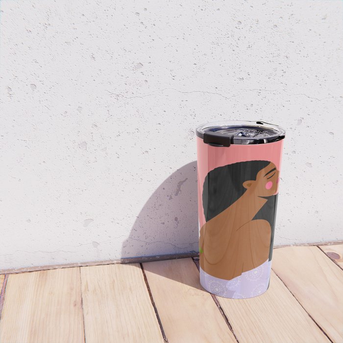 Sweet Summer Flowers Travel Mug Gallery Image 4