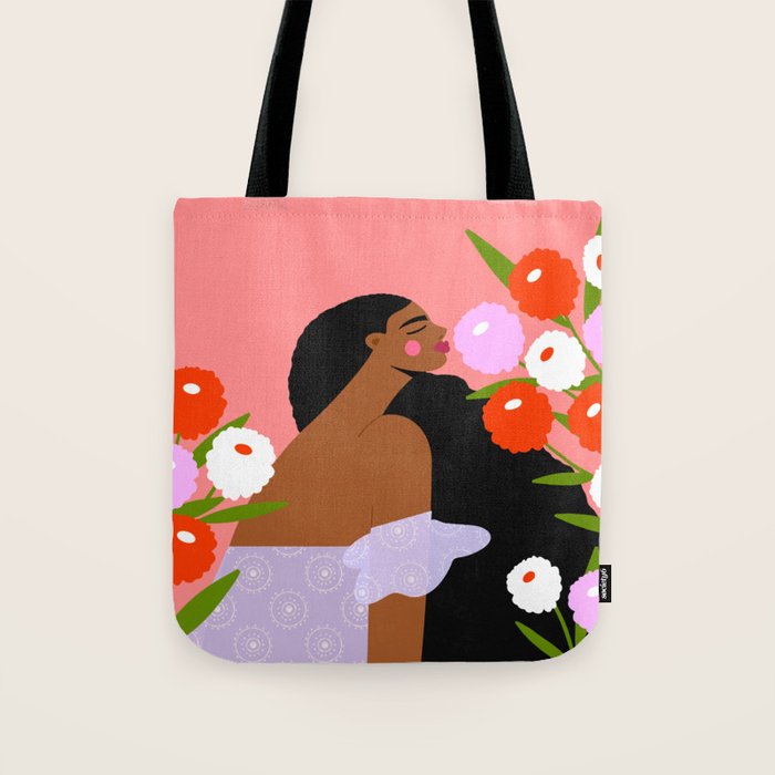 Sweet Summer Flowers Tote Bag Gallery Image 1