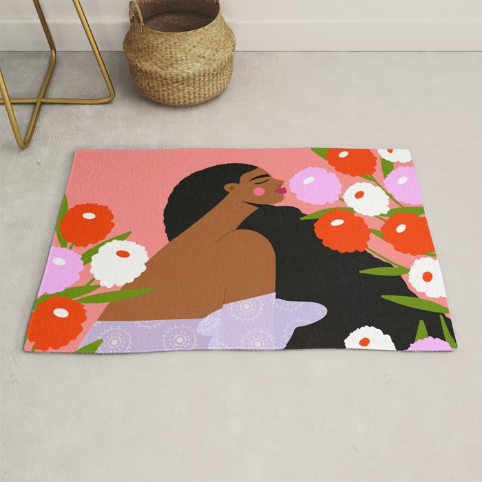 Sweet Summer Flowers Rug Gallery Image 1