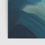 Sunset Over The Water - in Orange, Teal, and Blue Poster Gallery Image 3