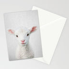 Lamb - Colorful Stationery Card Gallery Image 2