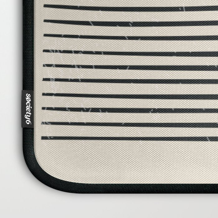 Mid Century Modern Minimalist Rothko Inspired Color Field With Lines Geometric Style Laptop Sleeve Gallery Image 3
