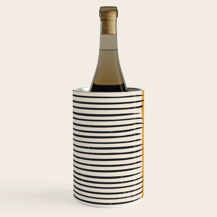 Mid Century Modern Minimalist Rothko Inspired Color Field With Lines Geometric Style Wine Chiller Gallery Image 1