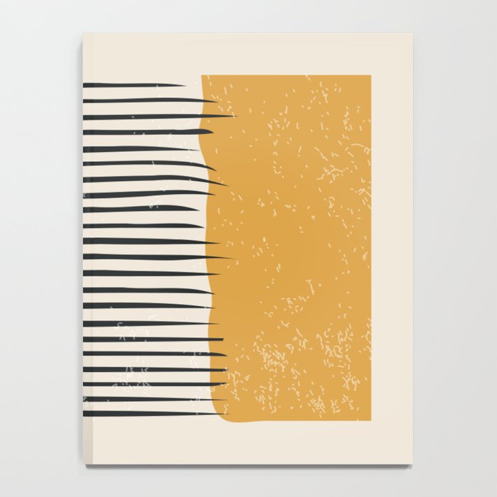 Mid Century Modern Minimalist Rothko Inspired Color Field With Lines Geometric Style Notebook Gallery Image 4
