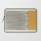 Mid Century Modern Minimalist Rothko Inspired Color Field With Lines Geometric Style Laptop Sleeve Gallery Image 1