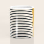 Mid Century Modern Minimalist Rothko Inspired Color Field With Lines Geometric Style Coffee Mug Gallery Image 4