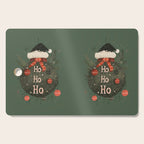 Festive Ho Ho Ho Bauble Green  Cutting Board Gallery Image 1