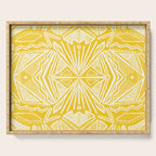 Solana, fall golden mandala Serving Tray Gallery Image 1