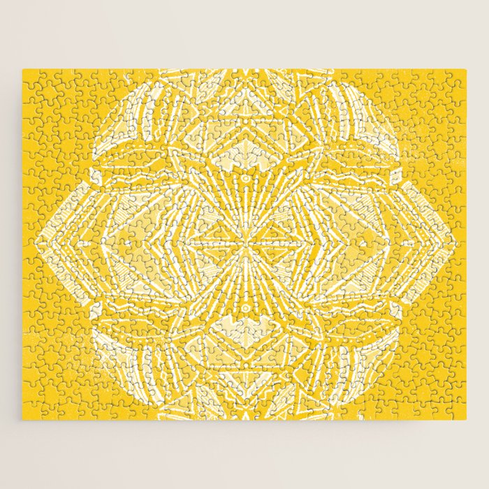 Solana, fall golden mandala Jigsaw Puzzle Gallery Image 1