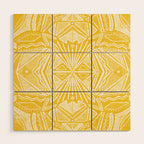 Solana, fall golden mandala Wood Wall Art Gallery Image 1