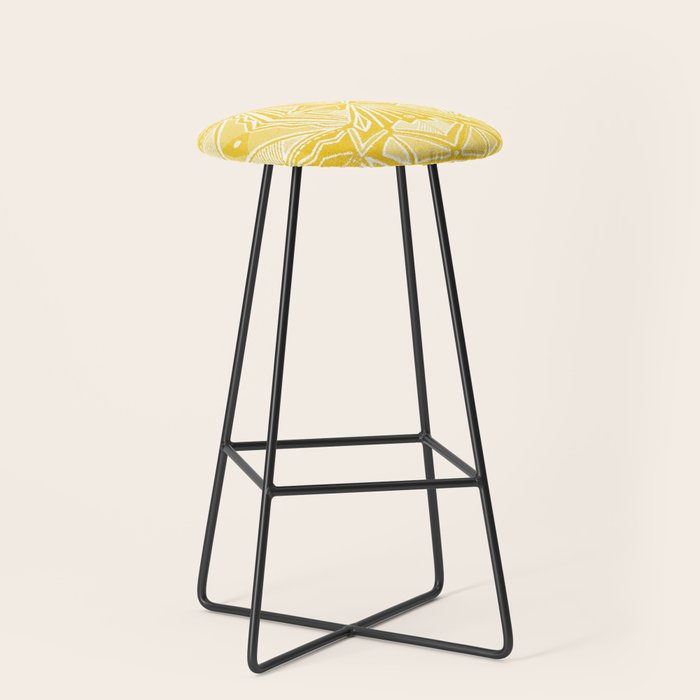 Solana, fall golden mandala Stool Gallery Image 1