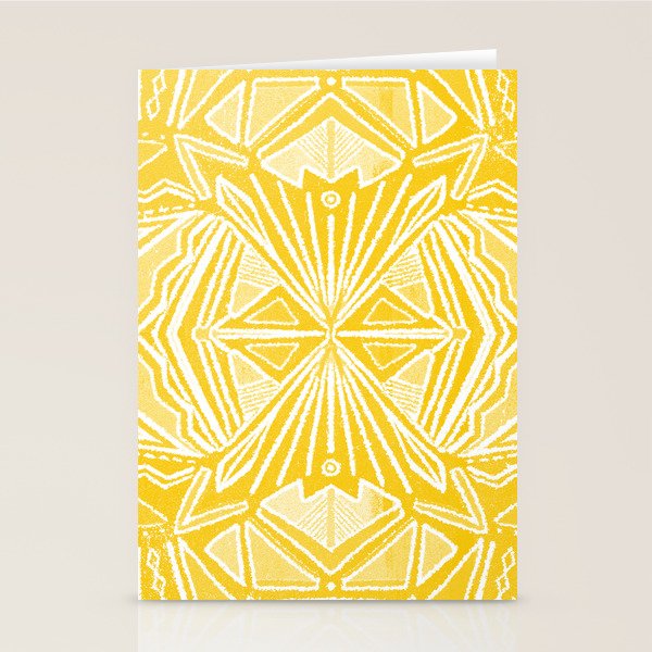 Solana, fall golden mandala Stationery Card Gallery Image 2