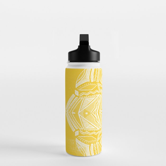 Solana, fall golden mandala Water Bottle Gallery Image 3