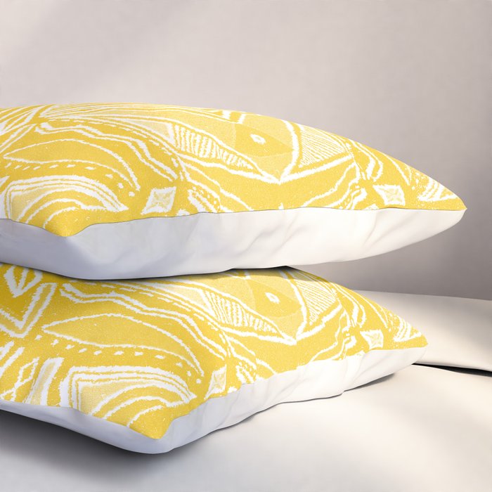 Solana, fall golden mandala Pillow Sham Gallery Image 3
