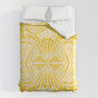 Solana, fall golden mandala Duvet Cover Gallery Image 6
