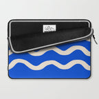Sapphire Blue Ocean Waves Laptop Sleeve Gallery Image 2