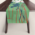White Flowers Table Runner Gallery Image 1