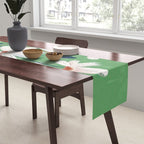 White Flowers Table Runner Gallery Image 2