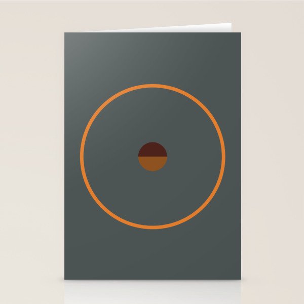 catch II anthracite and ocher Stationery Card Gallery Image 2
