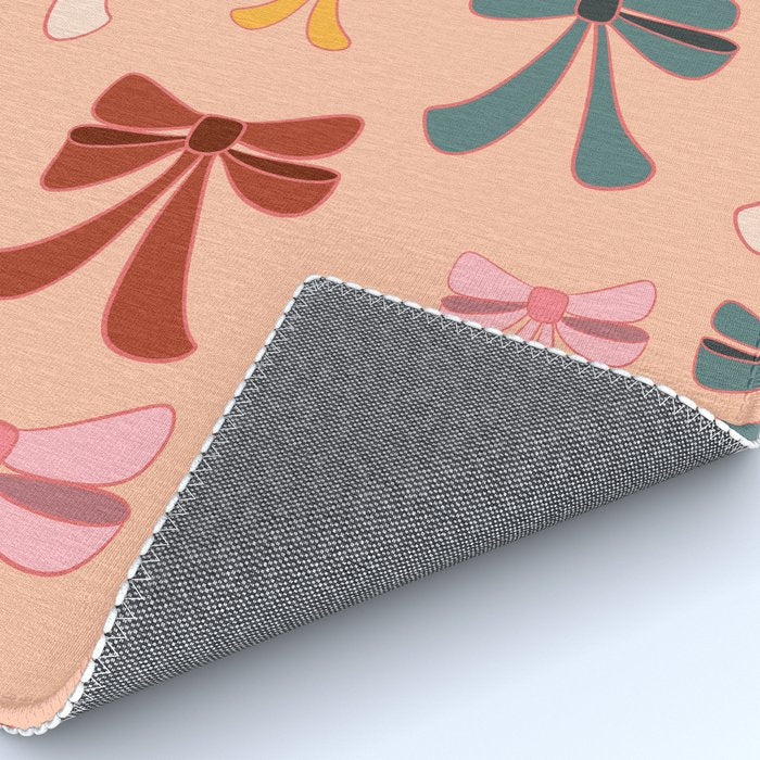Colorful Ribbon Bows Patterns  Rug Gallery Image 4
