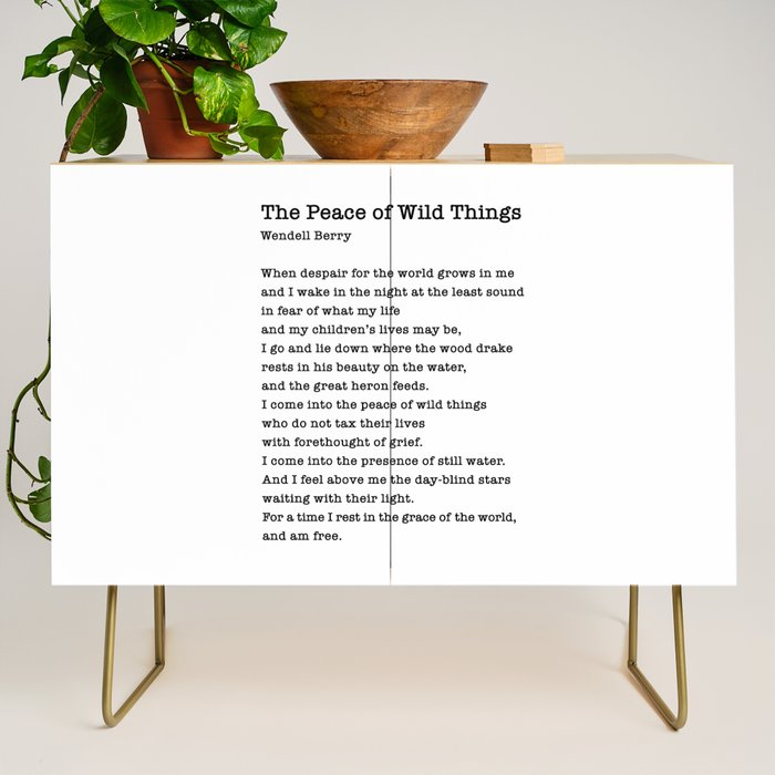 The Peace of Wild Things Credenza Gallery Image 1