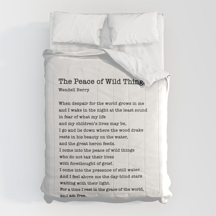 The Peace of Wild Things Comforter Gallery Image 6