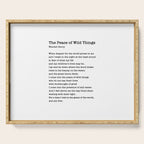 The Peace of Wild Things Serving Tray Gallery Image 1