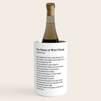 The Peace of Wild Things Wine Chiller Gallery Image 1
