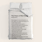 The Peace of Wild Things Duvet Cover Gallery Image 6