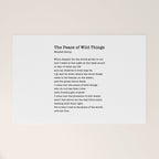 The Peace of Wild Things Welcome Mat Gallery Image 1